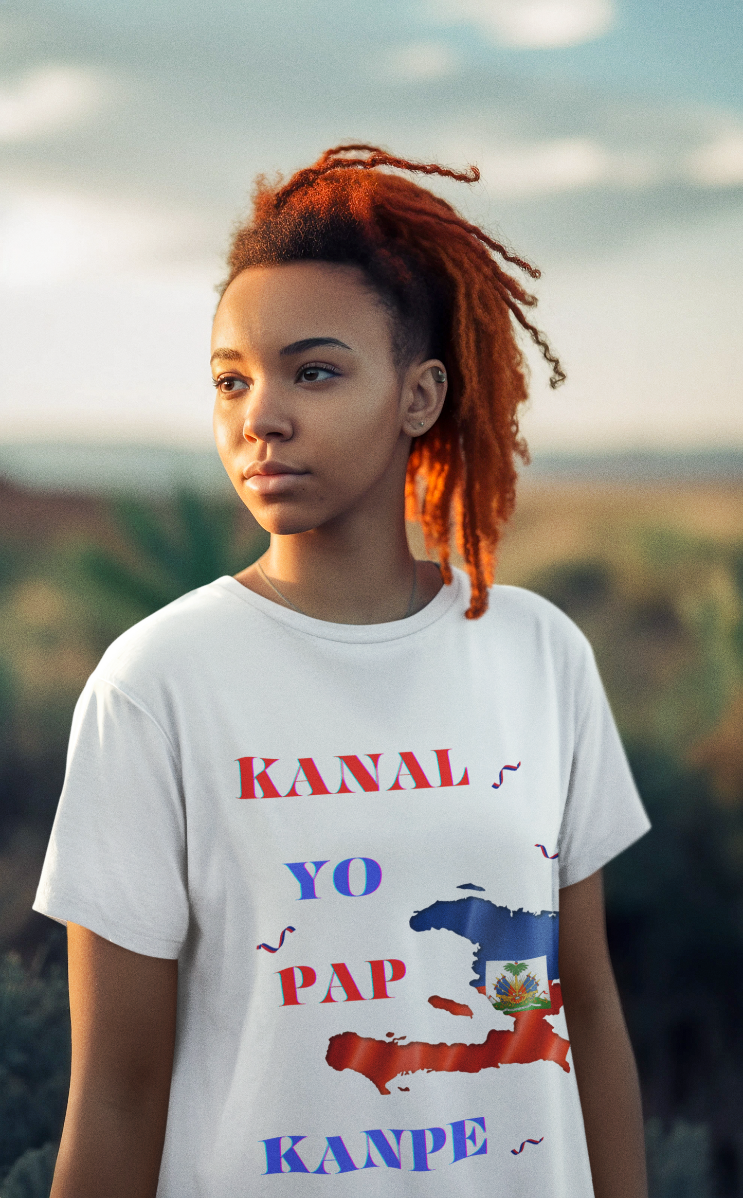 Kanal Yo Pap Kanpe Womens T-Shirt